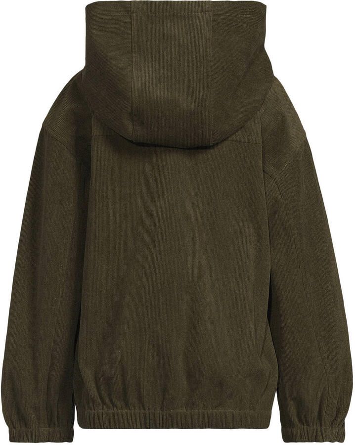 Like Flo corduroy overshirt donkergroen - Foto 2