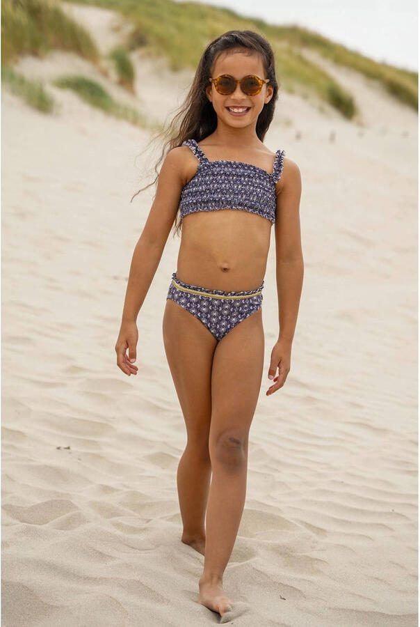 Like Flo cropped bikini donkerblauw ecru - Foto 2