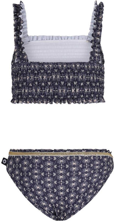 Like Flo cropped bikini donkerblauw ecru - Foto 3