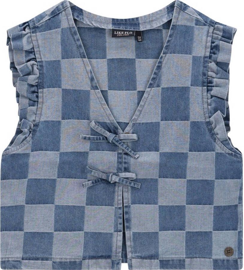 Like Flo denim gilet blauw - Foto 1