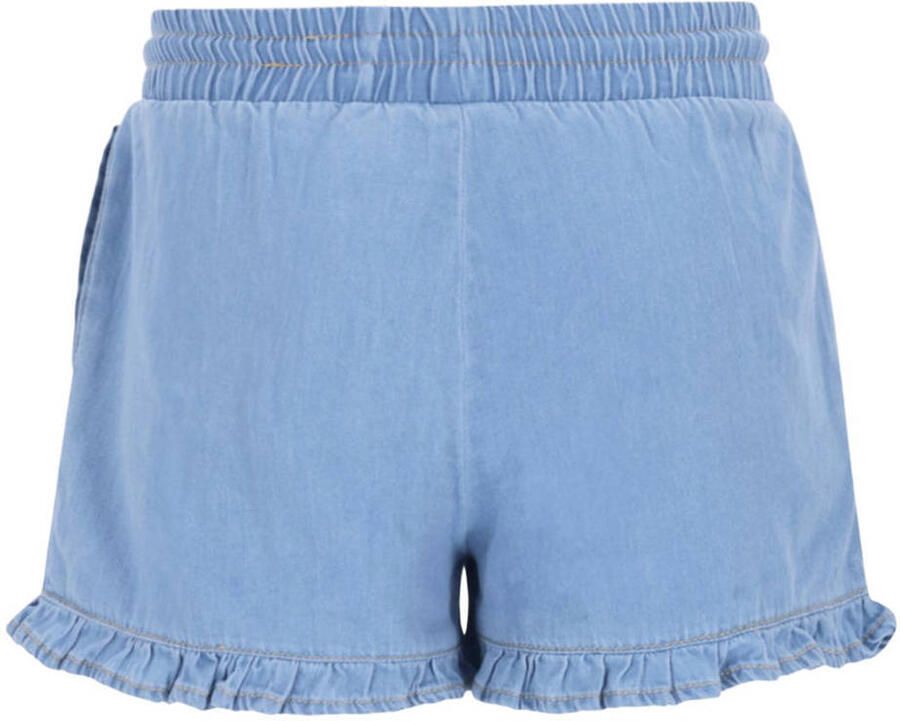 LIKE FLO Meisjes Tops & T-shirts Fiona Chambrey Short Lichtblauw - Foto 4