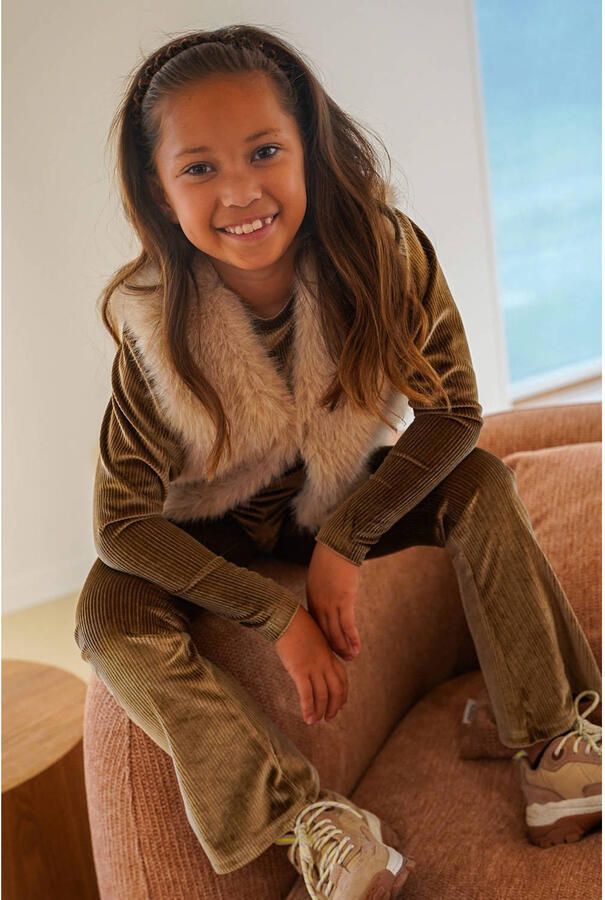 Like Flo fluwelen getailleerde longsleeve - Foto 2