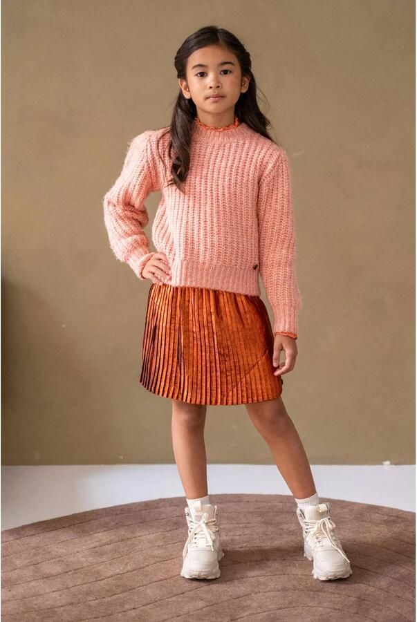 LIKE FLO Meisjes Truien & Vesten Door Knitted Sweater Oranje - Foto 2