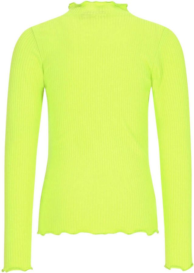 Like Flo getailleerde longsleeve limegroen - Foto 2