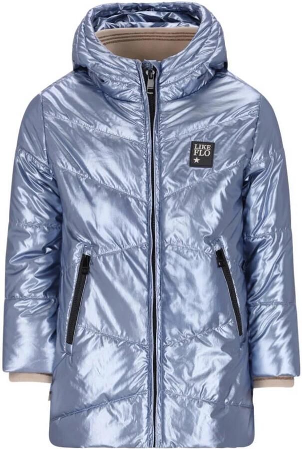 Like Flo gewatteerde jas blauw