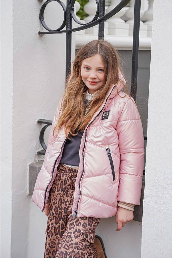 Like Flo gewatteerde jas roze - Foto 2