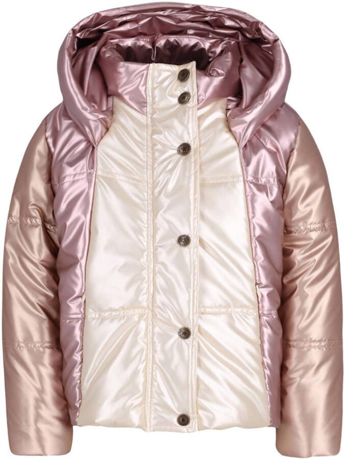 Like Flo gewatteerde winterjas roze