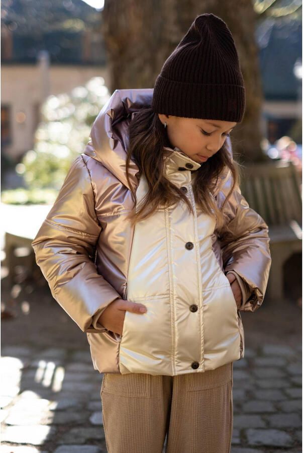 Like Flo gewatteerde winterjas roze - Foto 3