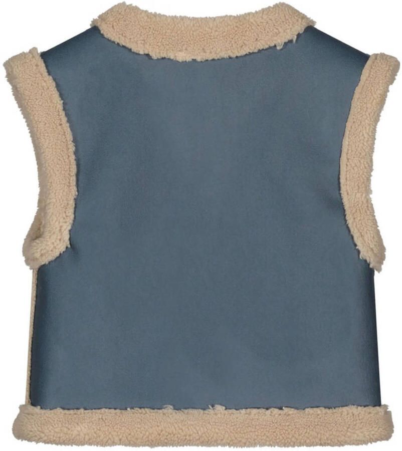 LIKE FLO Meisjes Blazers Dewi Teddy Gilet Blauw - Foto 5