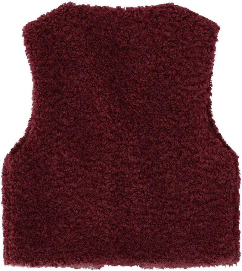 Like Flo gilet donkerrood