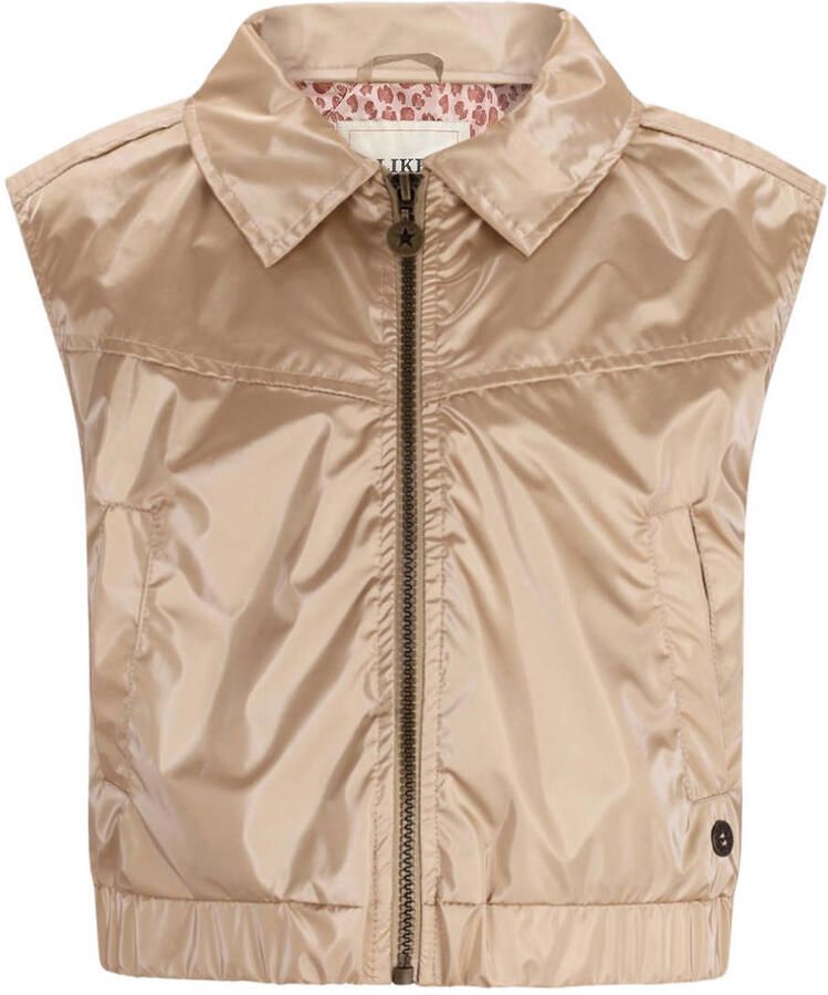 LIKE FLO Meisjes Blazers Diana Metallic Gilet Zand - Foto 5