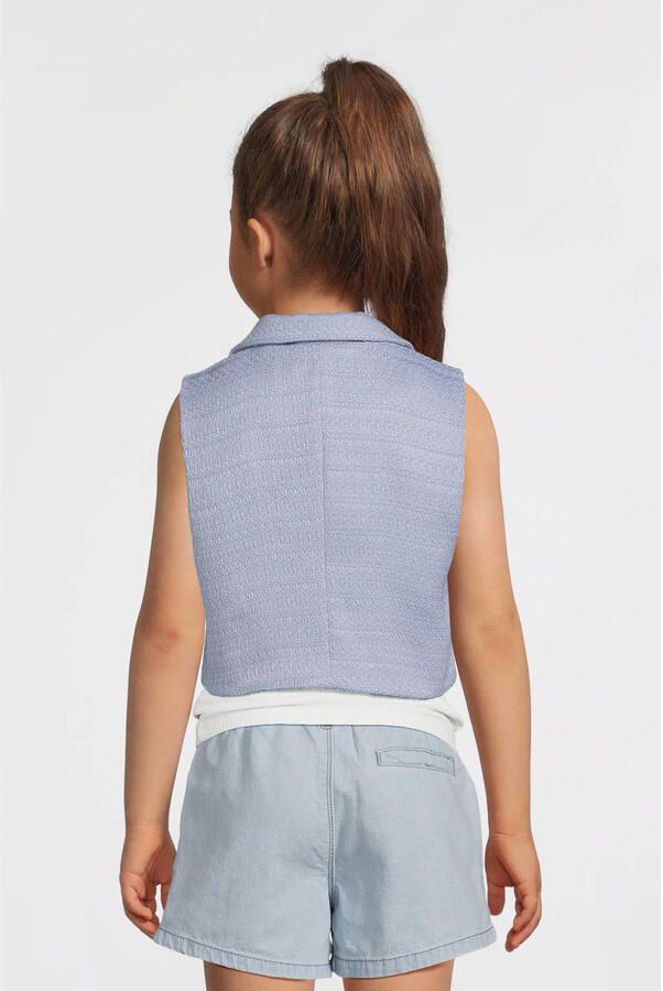 LIKE FLO Meisjes Blazers Denim Flo Gilet Lichtblauw - Foto 3