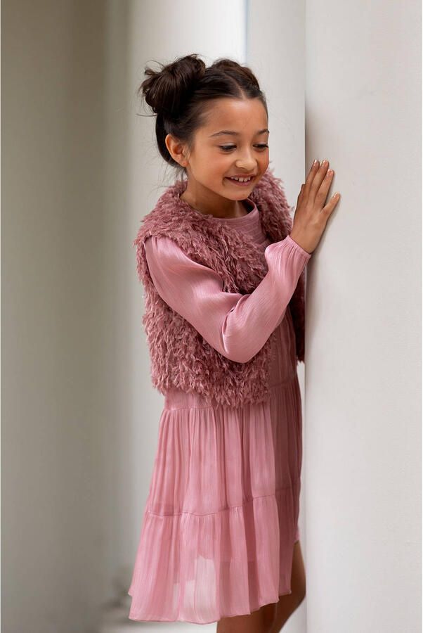 LIKE FLO Meisjes Blazers Flo Feather Gilet Roze - Foto 2