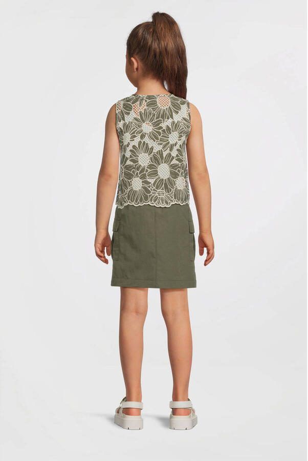 Like Flo cargo rok groen - Foto 5