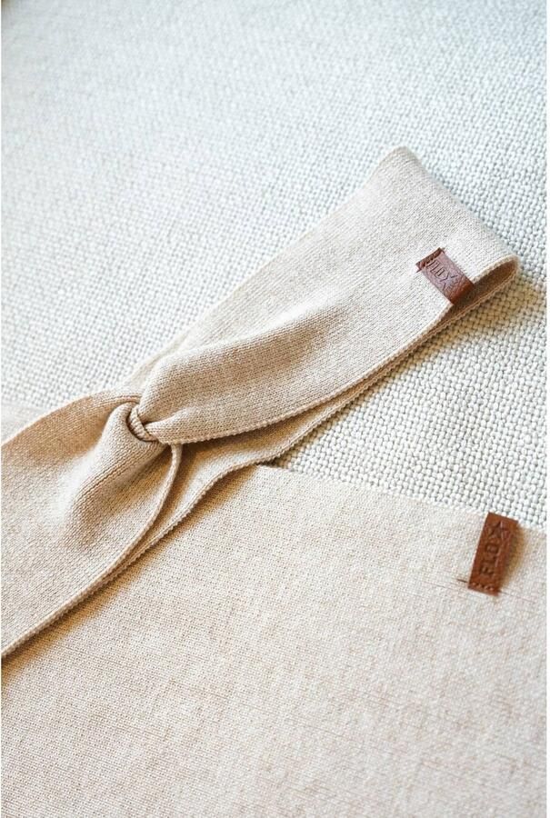 Like Flo hoofdband + sjaal crème Muts sjaal Ecru Meisjes Polyester Effen maat 104-128 - Foto 2