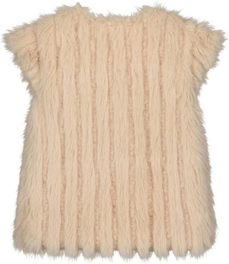 LIKE FLO Meisjes Blazers Doutze Fur Bodywarmer Taupe - Foto 1