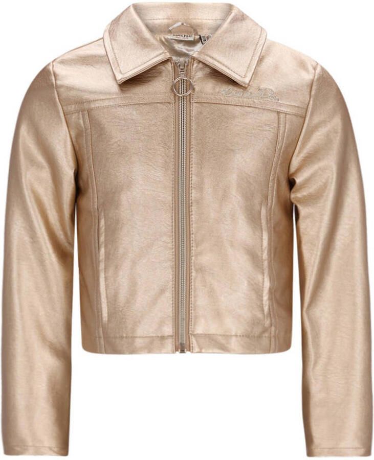 LIKE FLO Meisjes Jassen Annemei Flo Jacket Goud - Foto 5