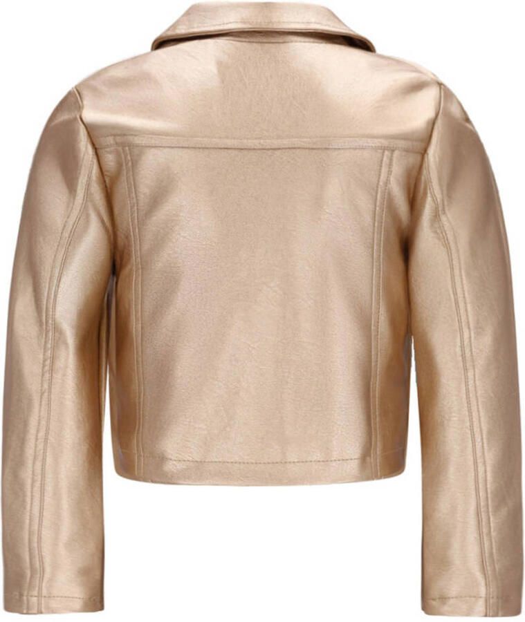 LIKE FLO Meisjes Jassen Annemei Flo Jacket Goud - Foto 6