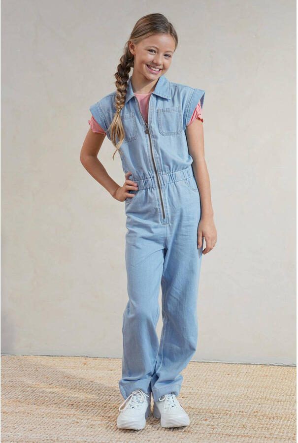 Like Flo jumpsuit light blue denim