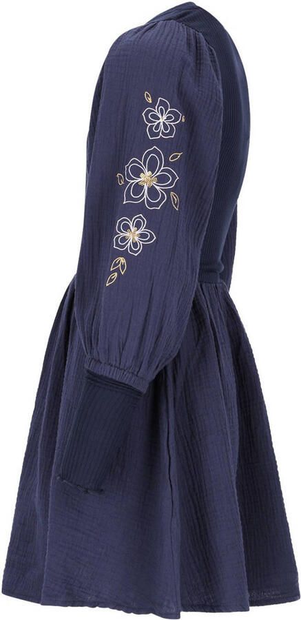 Like Flo korte jurk donkerblauw - Foto 3