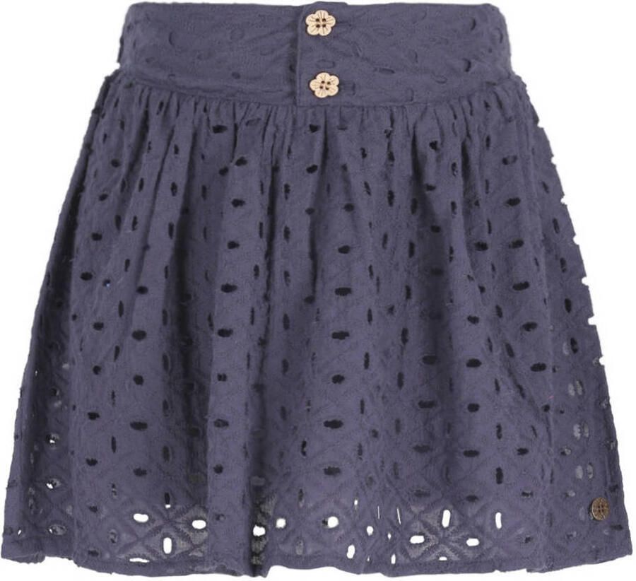 LIKE FLO Meisjes Rokken Silvanna Broderie Skirt Zwart - Foto 2