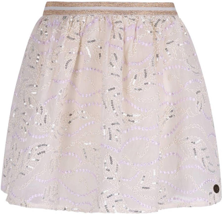 LIKE FLO Meisjes Rokken Semmie Fancy Embroidery Skirt Creme - Foto 4