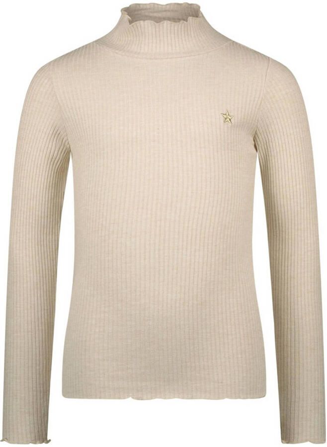 LIKE FLO Meisjes Tops & T-shirts Eef Flo Basic Glitter Col Ecru - Foto 4