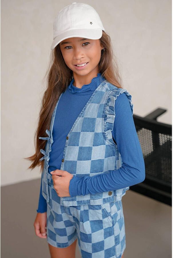Like Flo denim gilet blauw - Foto 2
