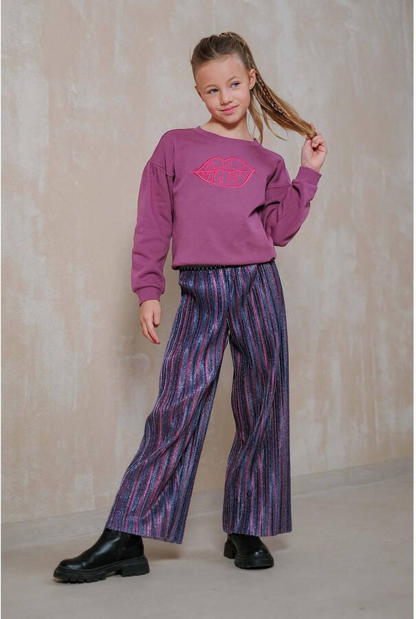 LIKE FLO Meisjes Broeken Folly Flo Plisse Glitter Pant Multi - Foto 3