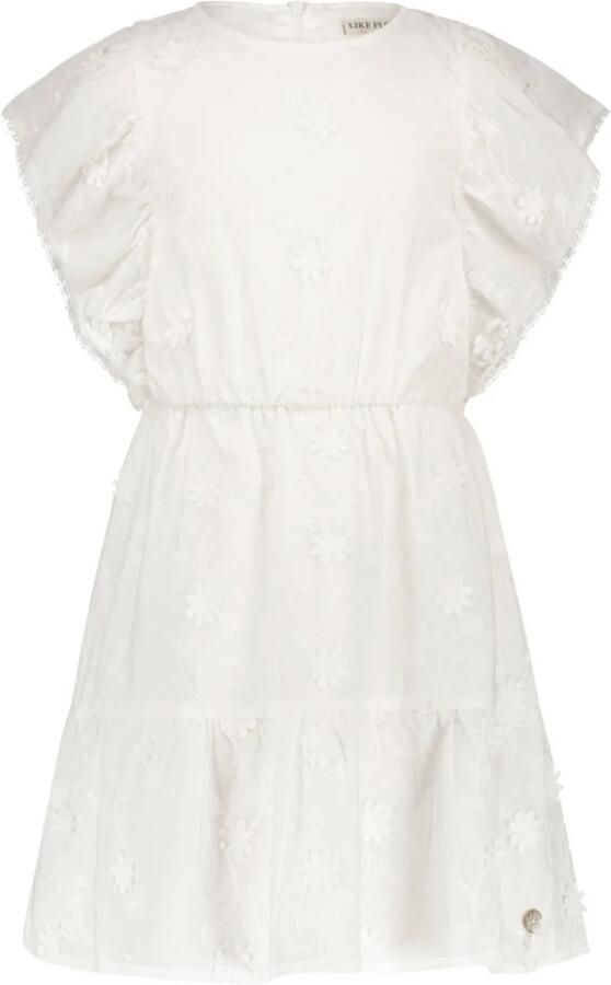LIKE FLO Meisjes Jurken Madelief Dress Wit - Foto 6
