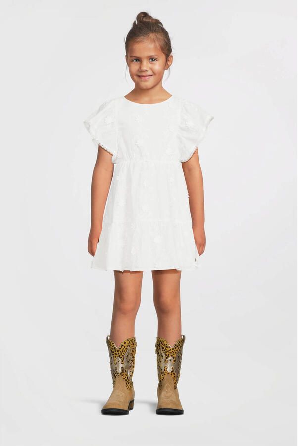 LIKE FLO Meisjes Jurken Madelief Dress Wit - Foto 5