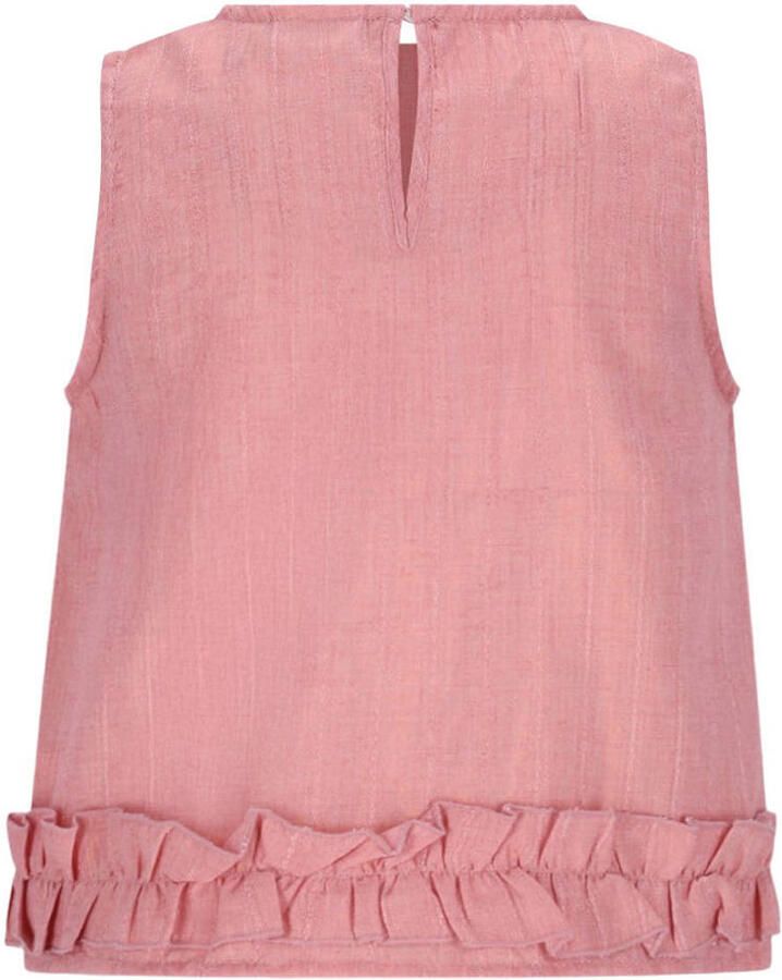 LIKE FLO Meisjes Tops & T-shirts Chloe Top With Ruffle Roze - Foto 4