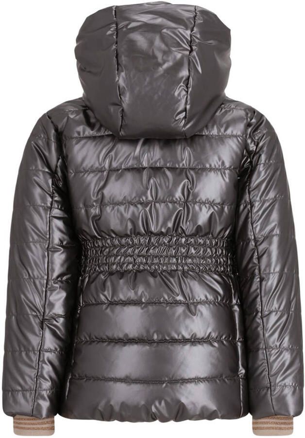 Like Flo quilted winterjas zilver - Foto 2