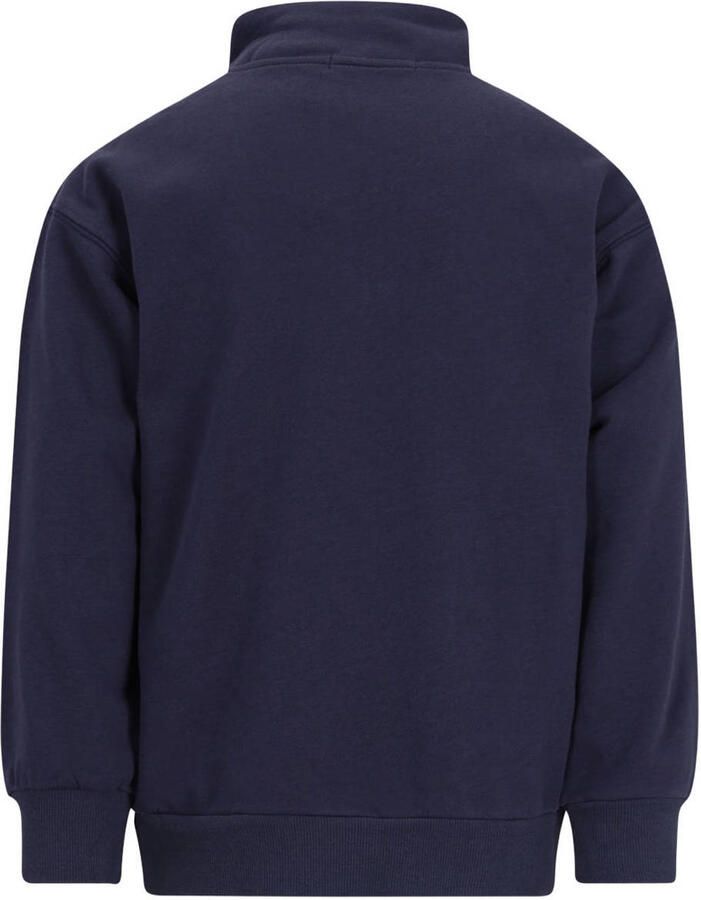 Like Flo rechtvallende sweater met print marineblauw - Foto 2