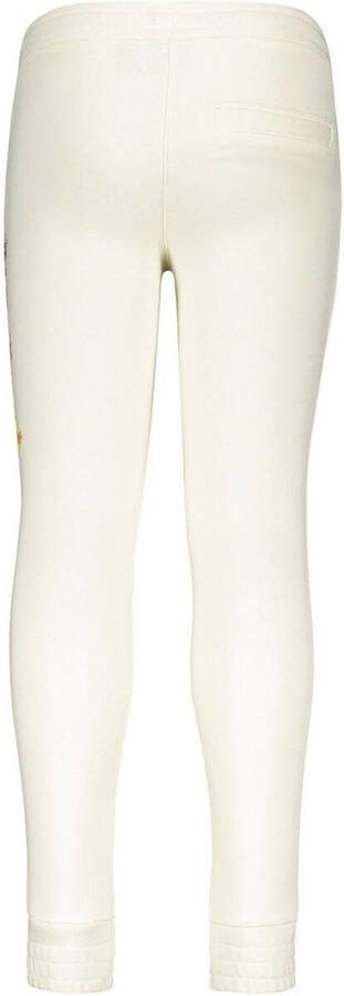 Like Flo slim fit broek met printopdruk ecru Meisjes Katoen Printopdruk 104 - Foto 2