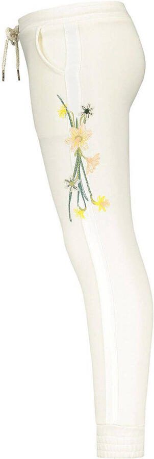 Like Flo slim fit broek met printopdruk ecru Meisjes Katoen Printopdruk 104 - Foto 3