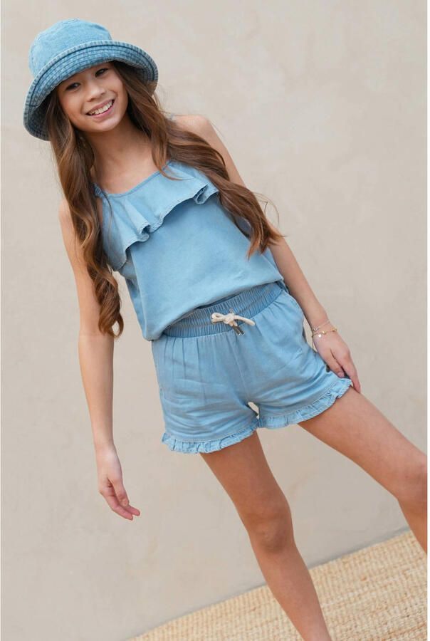 LIKE FLO Meisjes Tops & T-shirts Cisse Chambrey Top Lichtblauw - Foto 3