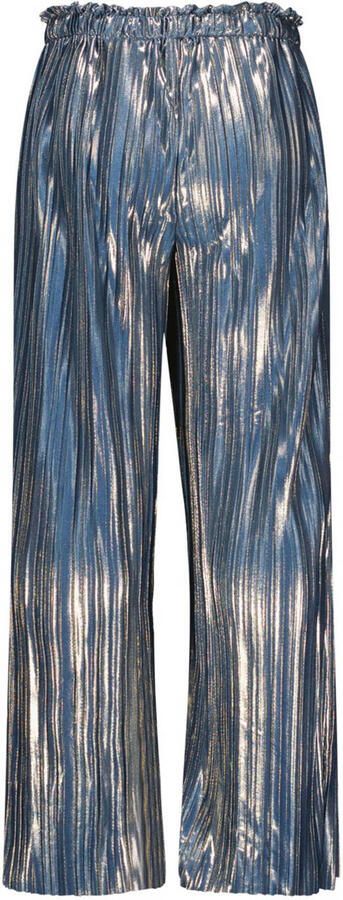 LIKE FLO Meisjes Broeken Fenna Flo Plisse Pants Blauw - Foto 6
