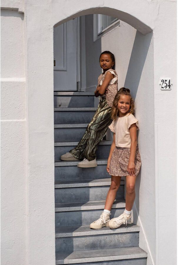 LIKE FLO Meisjes Broeken Fenna Flo Plisse Pants Metallic - Foto 7