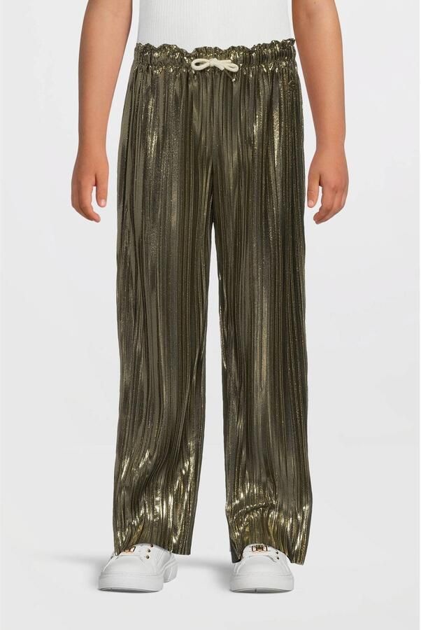 LIKE FLO Meisjes Broeken Fenna Flo Plisse Pants Metallic - Foto 4