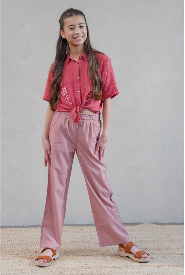 LIKE FLO Meisjes Broeken Fleur Chambrey Pants Perzik - Foto 3