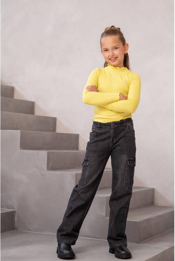 LIKE FLO Meisjes Jeans Fienne Denim Pants Donkergrijs - Foto 3