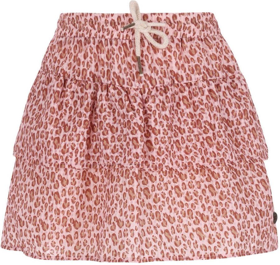 Like Flo strokenrok met panterprint roze