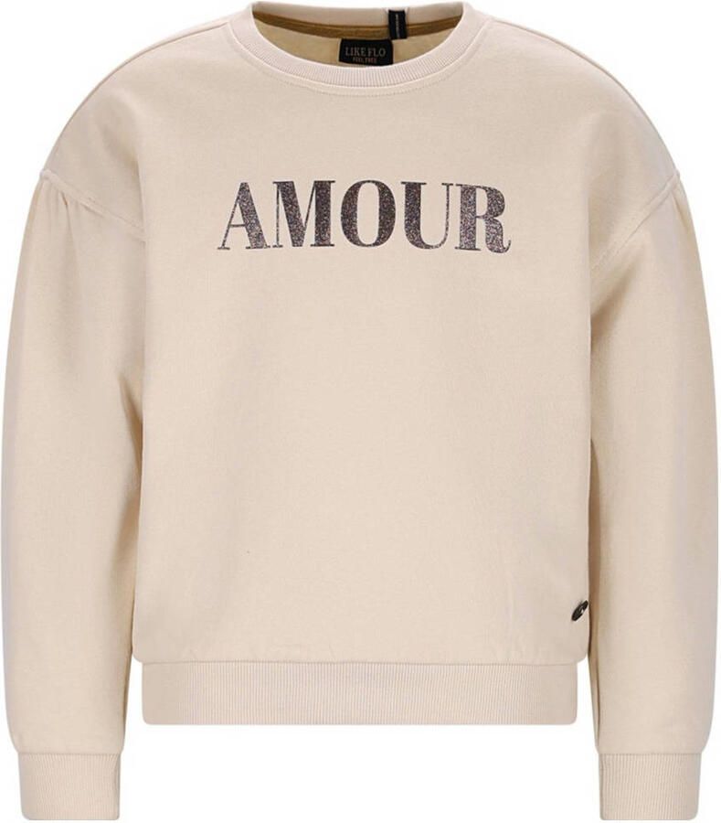 LIKE FLO Meisjes Truien & Vesten Danee Flo Sweater Ecru - Foto 4