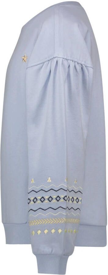 LIKE FLO Meisjes Truien & Vesten Donna Flo Sweater Lichtblauw - Foto 4