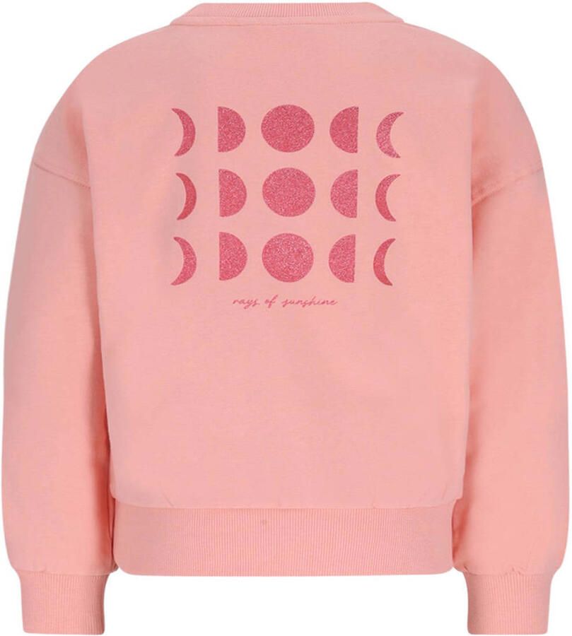 Like Flo sweater met backprint zalm - Foto 2