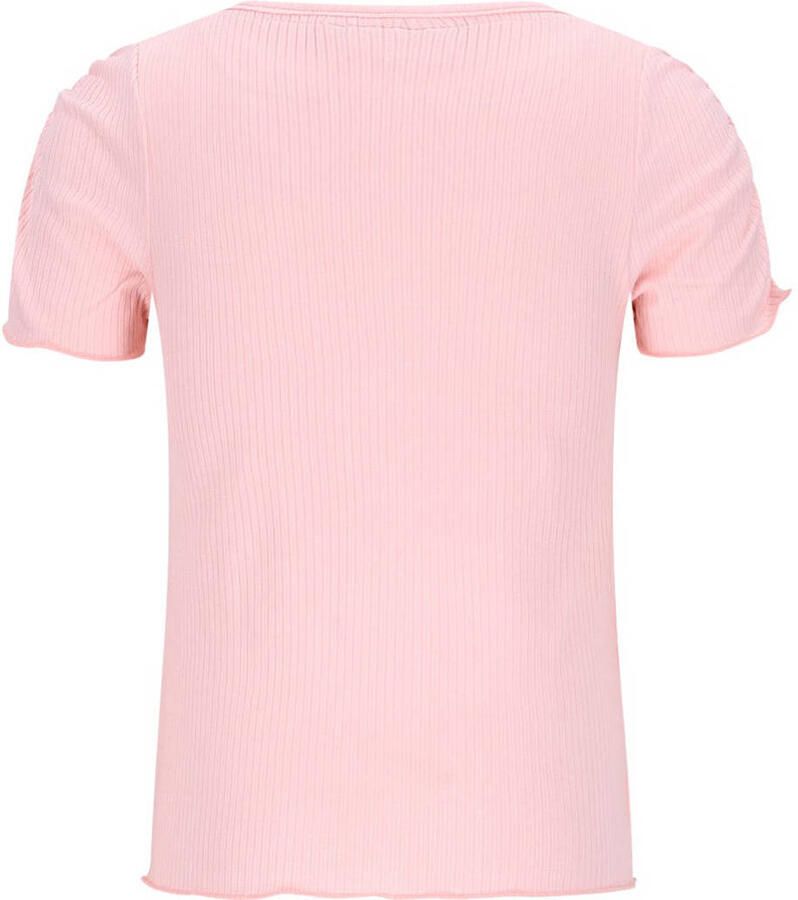 Like Flo T-shirt roze rib gebreid - Foto 2