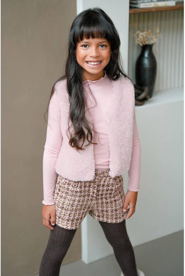 LIKE FLO Meisjes Tops & T-shirts Eef Flo Basic Coll Lichtroze - Foto 4