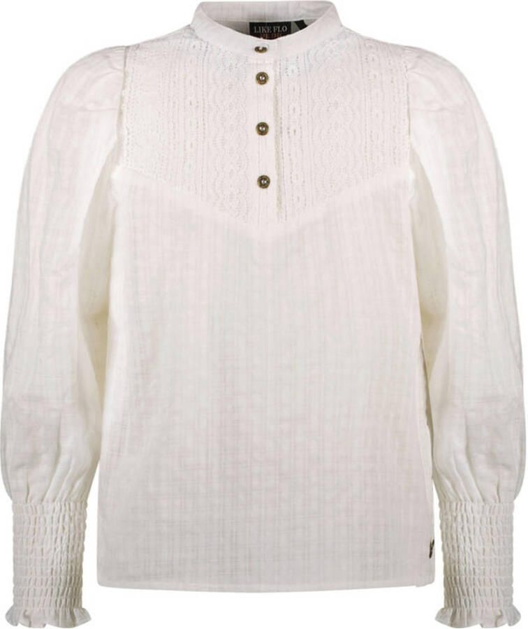 LIKE FLO Meisjes Blouses Coco Blouse Gebroken Wit - Foto 3