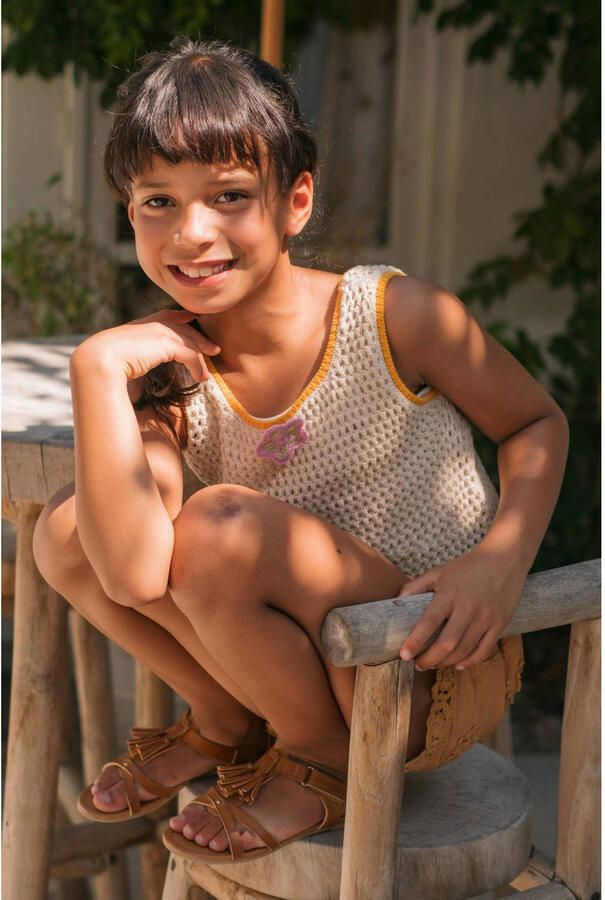 Like Flo top ecru crochet - Foto 3